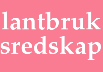 Synonym lantbruksredskap