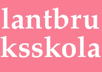 Synonym lantbruksskola