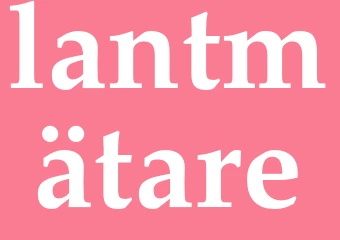 Synonym lantmätare