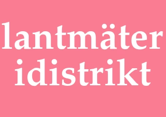 Synonym lantmäteridistrikt