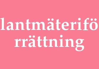 Synonym lantmäteriförrättning