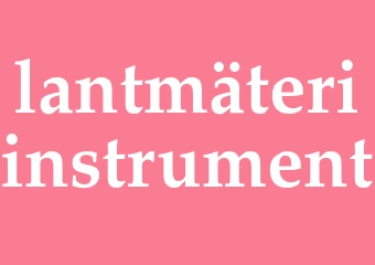Synonym lantmäteriinstrument