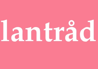 Synonym lantråd