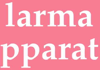 Synonym larmapparat