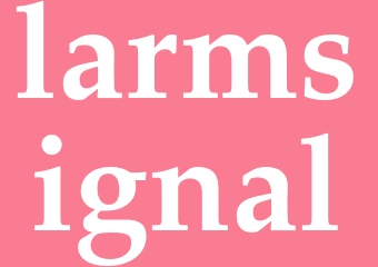 Synonym larmsignal