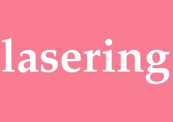Synonym lasering
