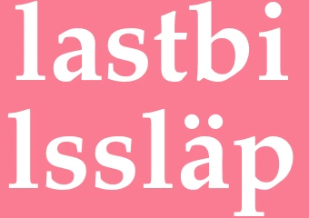 Synonym lastbilssläp