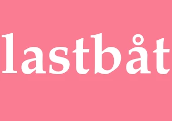 Synonym lastbåt