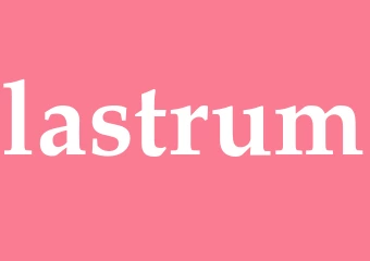 Synonym lastrum
