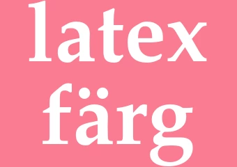 Synonym latexfärg
