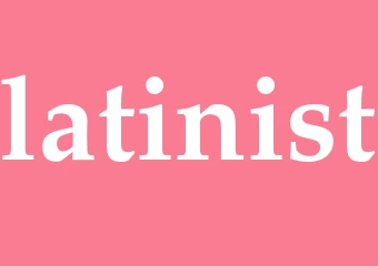 Synonym latinist