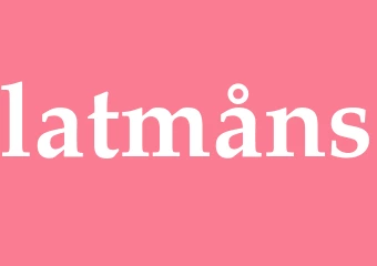 Synonym latmåns
