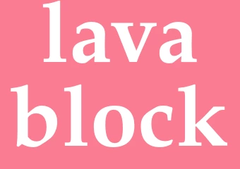 Synonym lavablock
