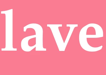 Synonym lave