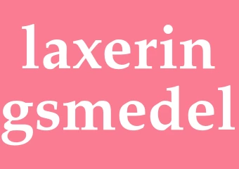 Synonym laxeringsmedel