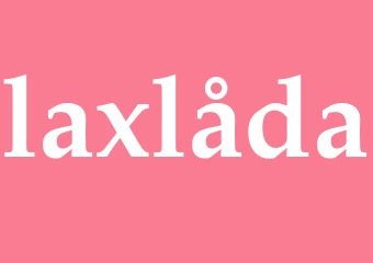 Synonym laxlåda