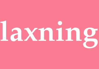 Synonym laxning