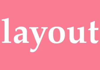 Synonym layout