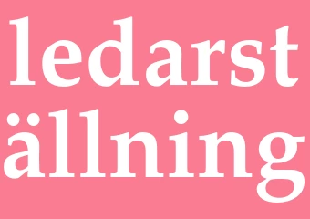 Synonym ledarställning