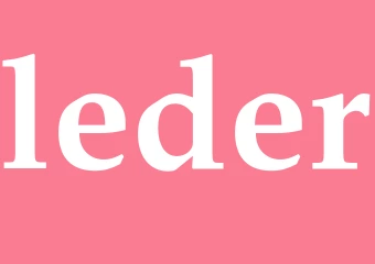 Synonym leder