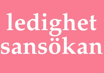 Synonym ledighetsansökan