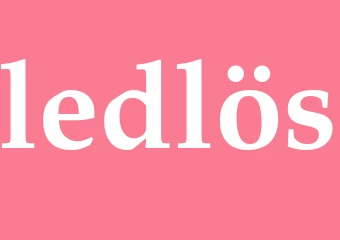 Synonym ledlös