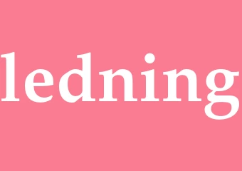 Synonym ledning
