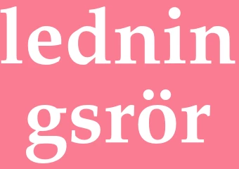 Synonym ledningsrör