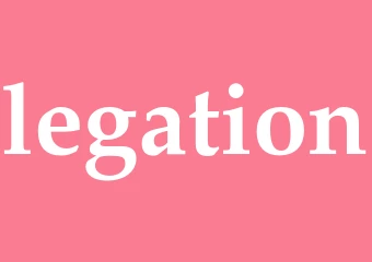 Synonym legation