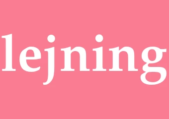 Synonym lejning