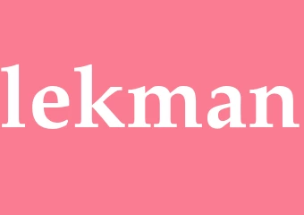 Synonym lekman