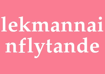 Synonym lekmannainflytande