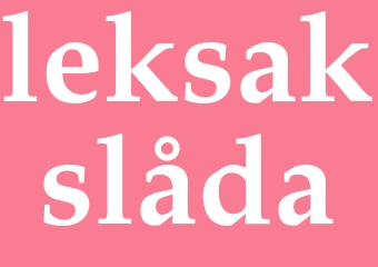 Synonym leksakslåda