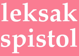 Synonym leksakspistol
