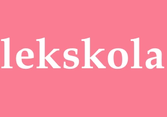 Synonym lekskola