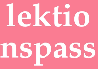 Synonym lektionspass