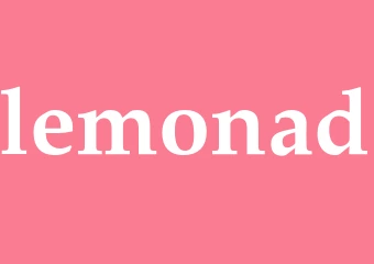 Synonym lemonad