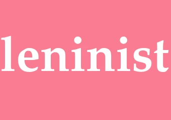 Synonym leninist