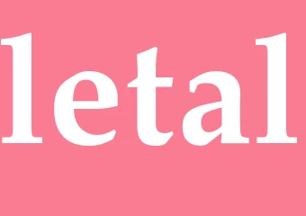 Synonym letal