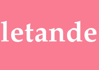 Synonym letande