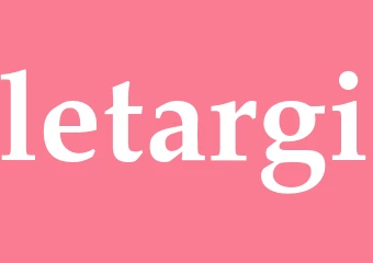 Synonym letargi