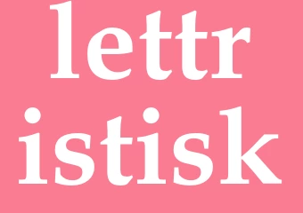 Synonym lettristisk
