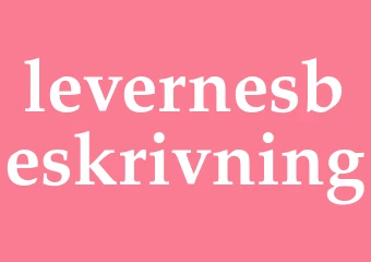 Synonym levernesbeskrivning