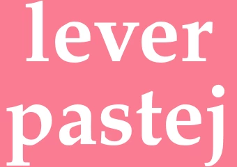 Synonym leverpastej