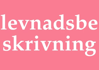 Synonym levnadsbeskrivning