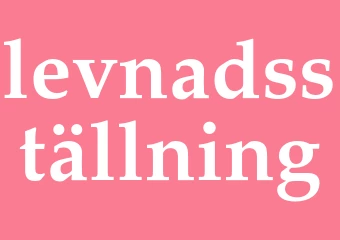 Synonym levnadsställning
