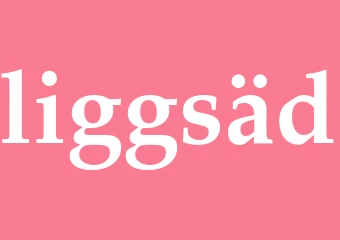 Synonym liggsäd