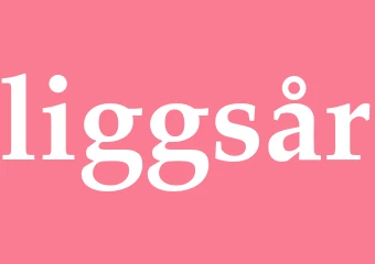 Synonym liggsår