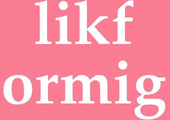 Synonym likformig