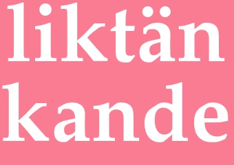 Synonym liktänkande